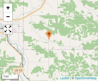 Map of Rolling Acres Amish School