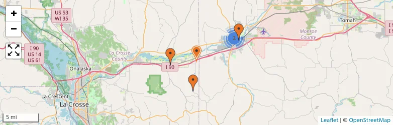 Related schools map