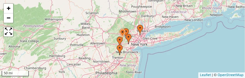 Related schools map