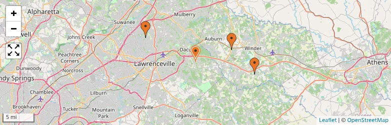 Related schools map