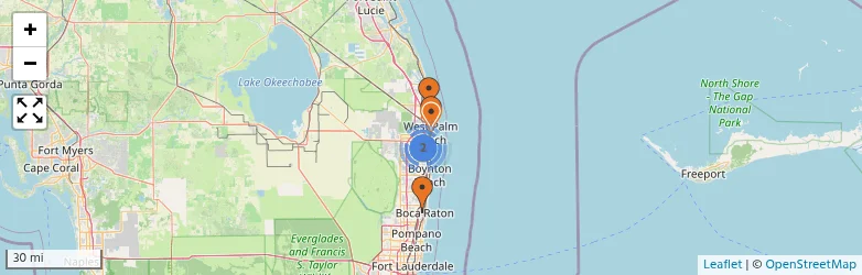 Related schools map