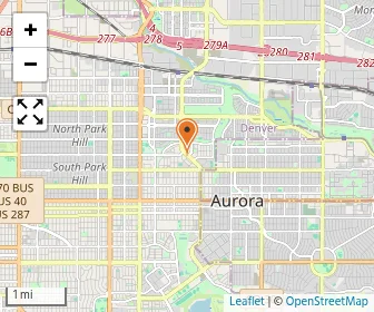 Map of Montessori Children's House Of Denver - Stapleton