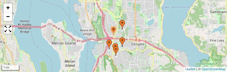 Related schools map