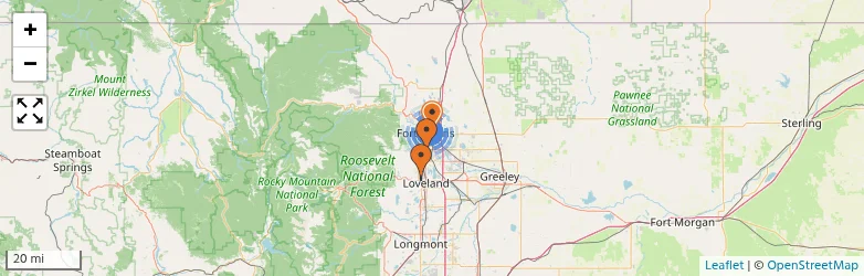 Related schools map