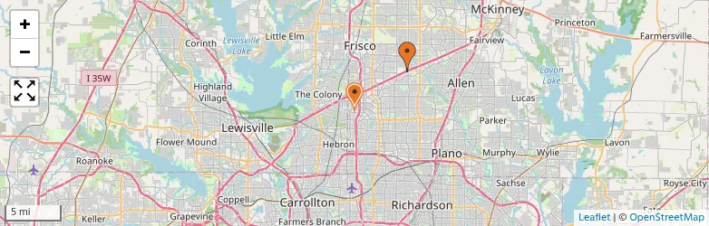 Related schools map
