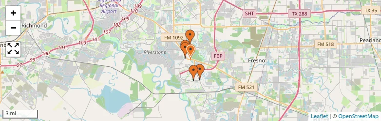 Related schools map