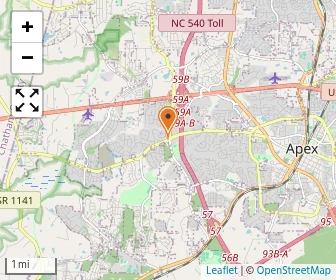 Map of Apex KinderCare