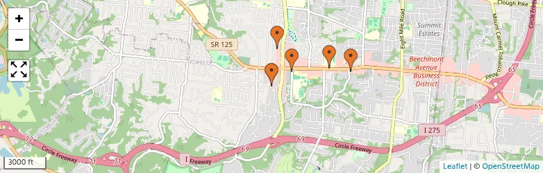 Related schools map
