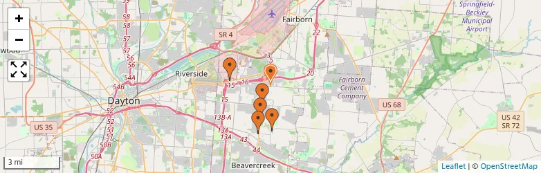 Related schools map