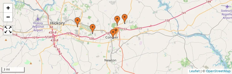 Related schools map