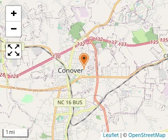 Map of Rainbow Child Care Center of Conover Rock Barn