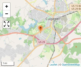 Map of Culpeper KinderCare