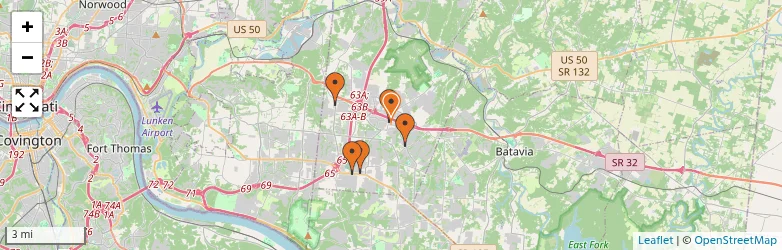 Related schools map