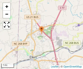 Map of Elkin KinderCare
