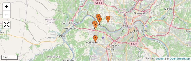 Related schools map