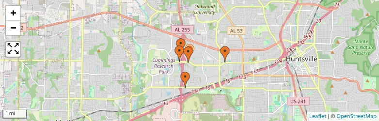 Related schools map