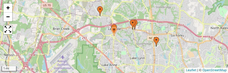 Related schools map