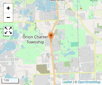 Map of Lake Orion KinderCare