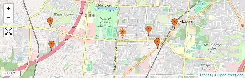 Related schools map