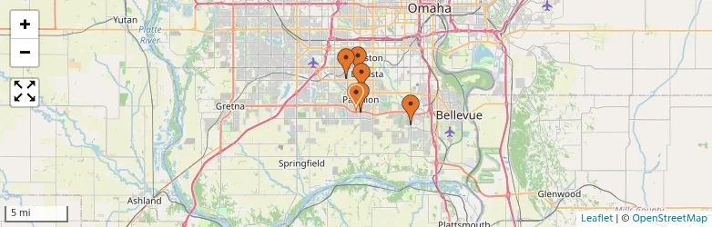 Related schools map