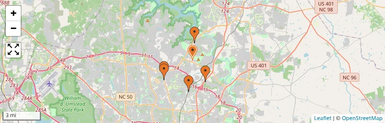 Related schools map