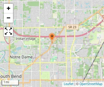 Map of South Bend KinderCare