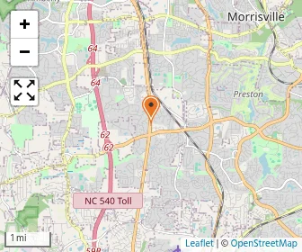 Map of West Cary KinderCare