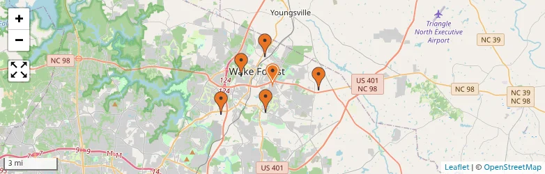 Related schools map