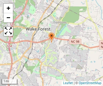Map of Wake Forest KinderCare