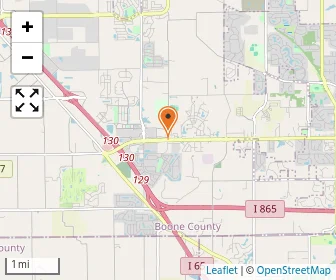 Map of Zionsville KinderCare