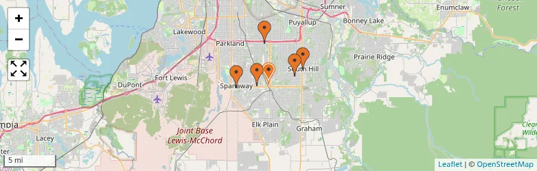 Related schools map