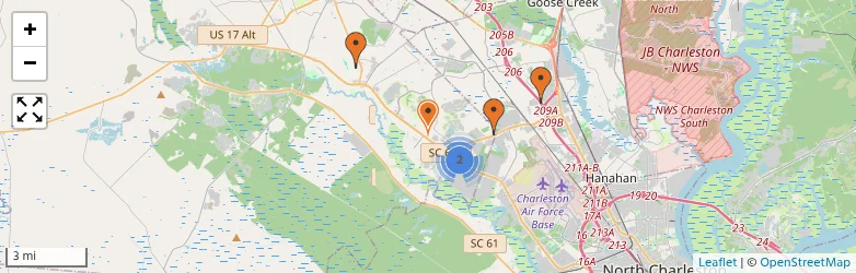 Related schools map