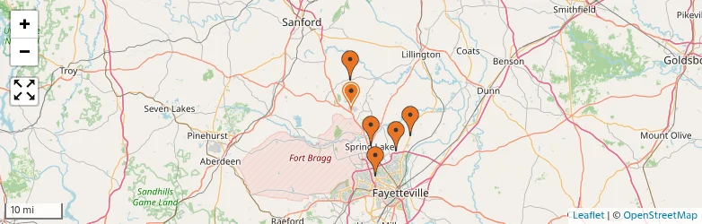 Related schools map