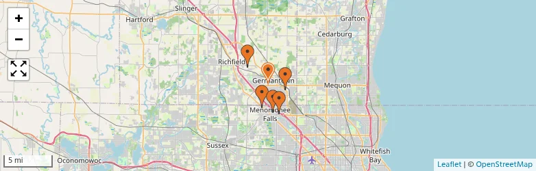 Related schools map