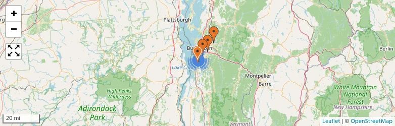 Related schools map
