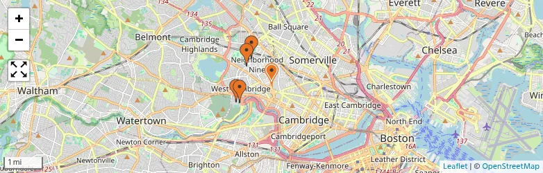 Related schools map