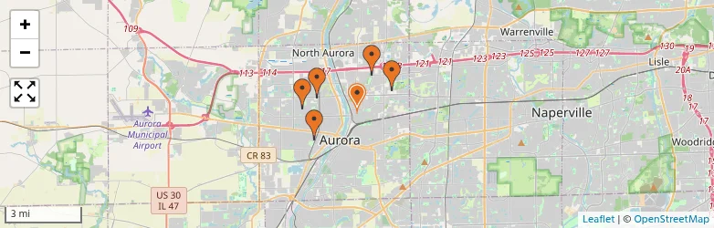 Related schools map
