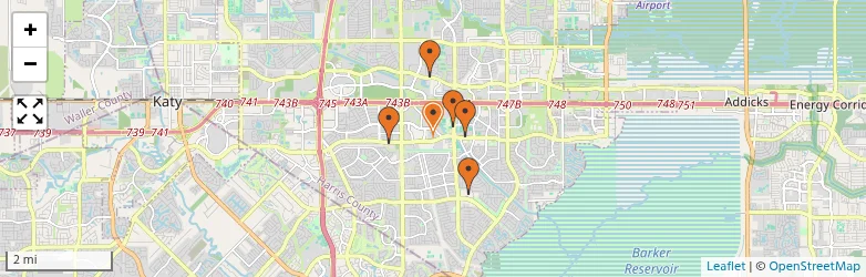 Related schools map