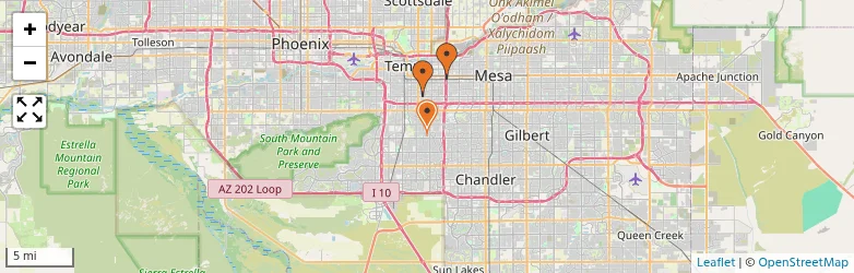 Related schools map
