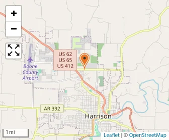 Map of Acu Arkansas Children's University