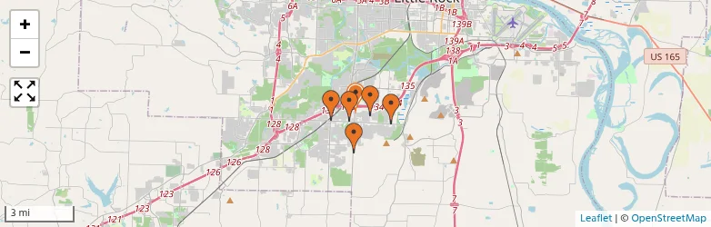 Related schools map
