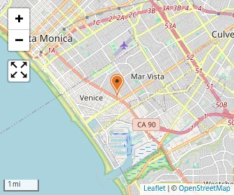 Map of Acton Academy Venice Beach