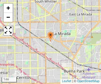 Map of Biola Youth Academics Private Satellite Program
