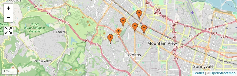 Related schools map