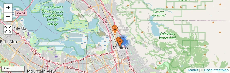 Related schools map