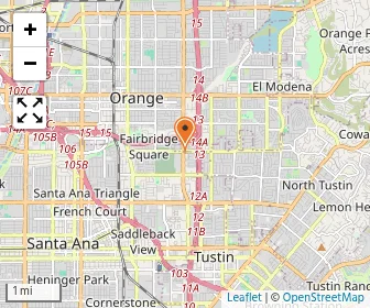 Map of Irvine Hebrew Day School