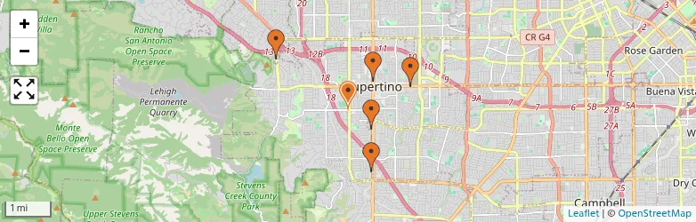 Related schools map