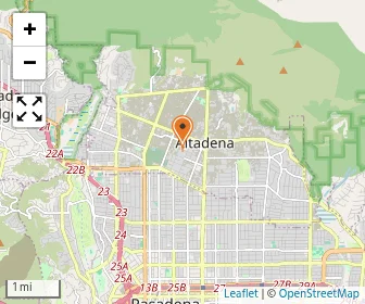 Map of Pasadena Waldorf High School