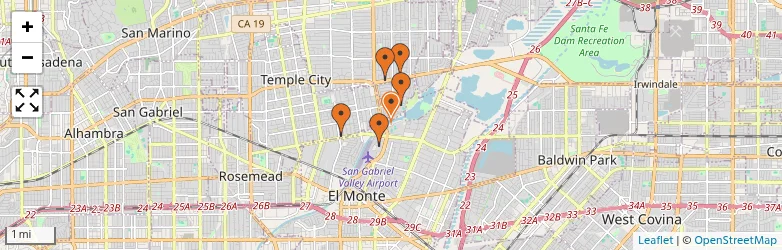 Related schools map