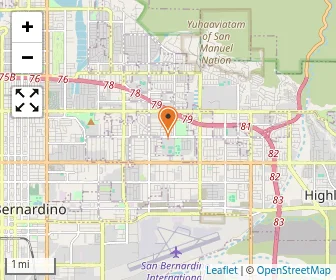 Map of Spectrum Schools San Gorgonio